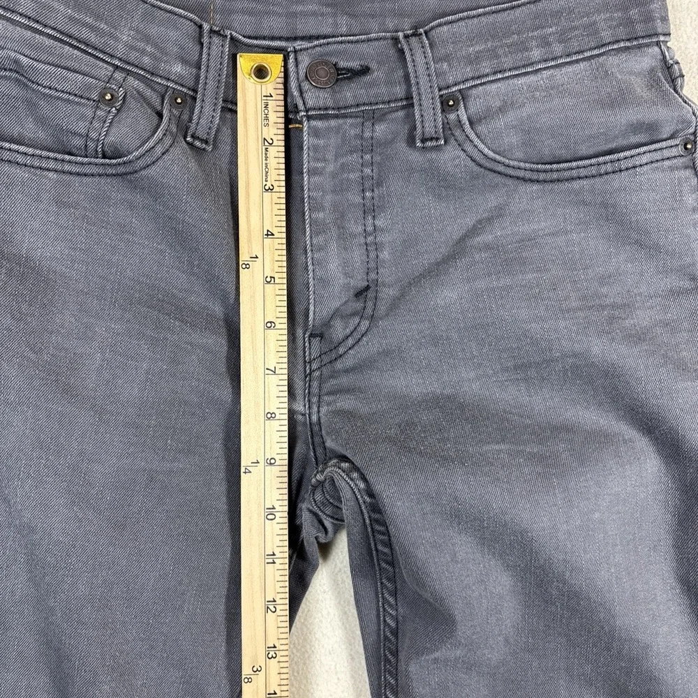 Levi's Men's Gray 511 Slim Fit‎ Straight Leg Denim Jeans - 31x32